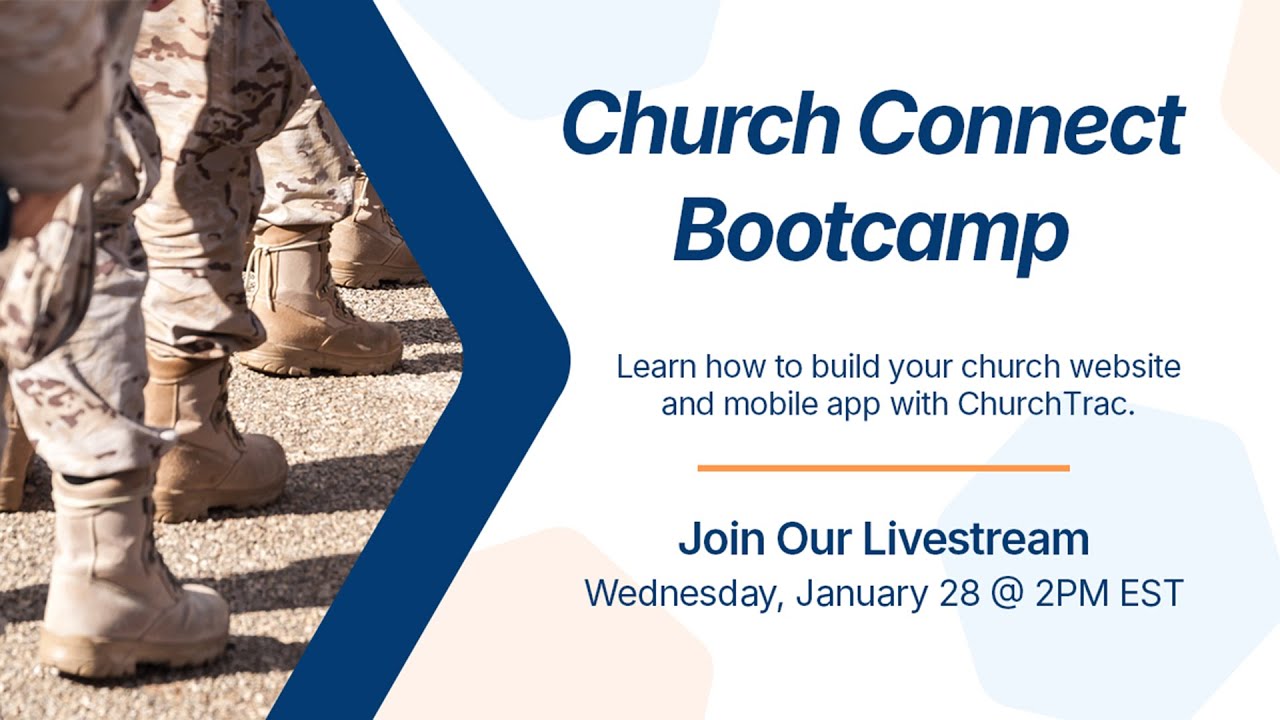 ChurchTrac Livestream - 1/28/2026: Church Connect Bootcamp