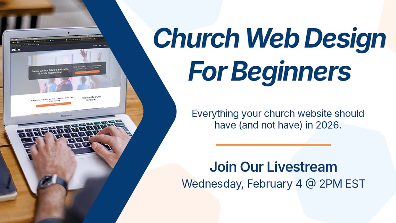 ChurchTrac Livestream - 2/4/2026: Church Web Design (For Beginners)