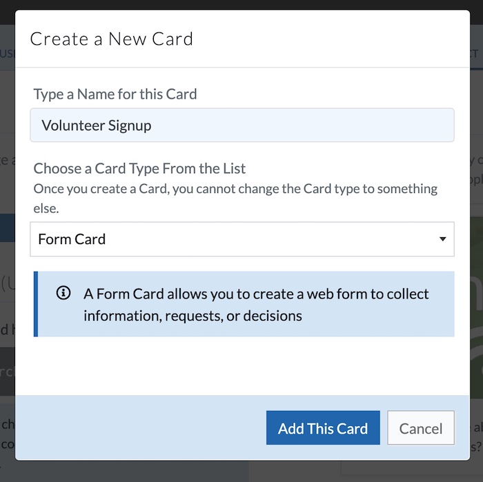 Google Forms Alternative Church Add