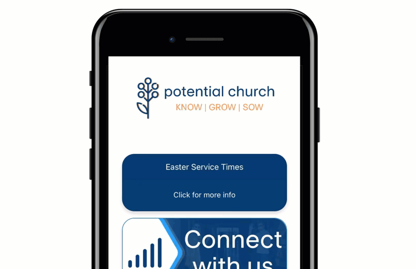 Church Connect Expanding Card