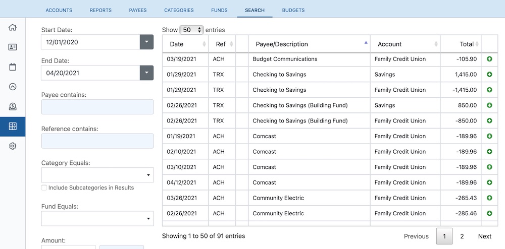 Accounting Search