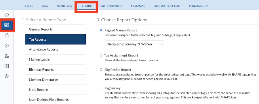 Tag Report