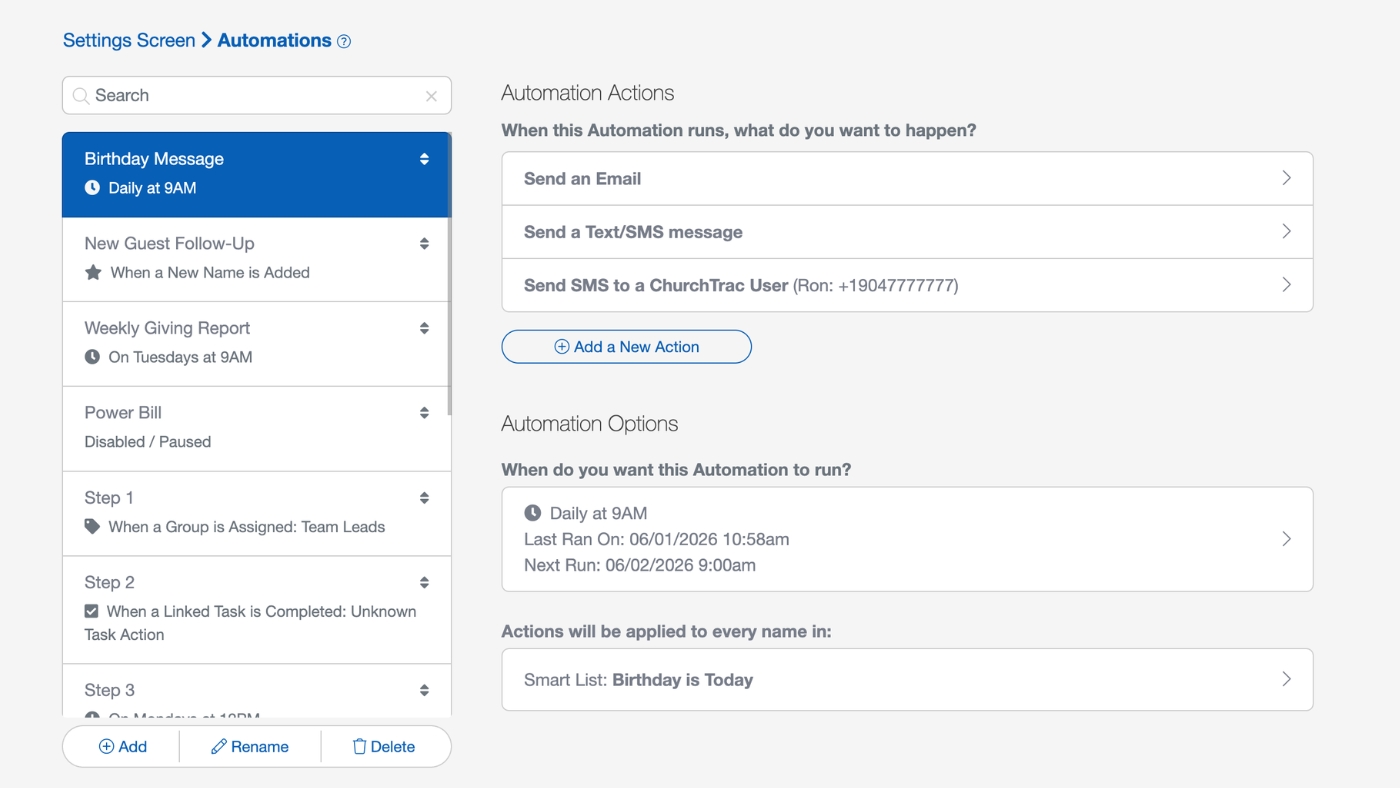Automations