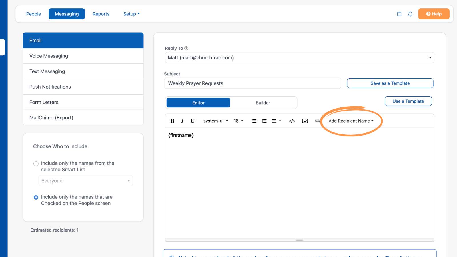 People Messaging Messaging Your Church Email 5
