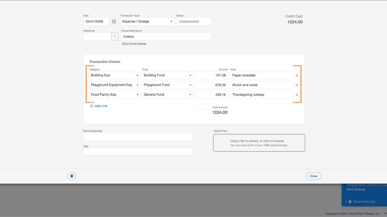 Support Accounting Liabilities 11