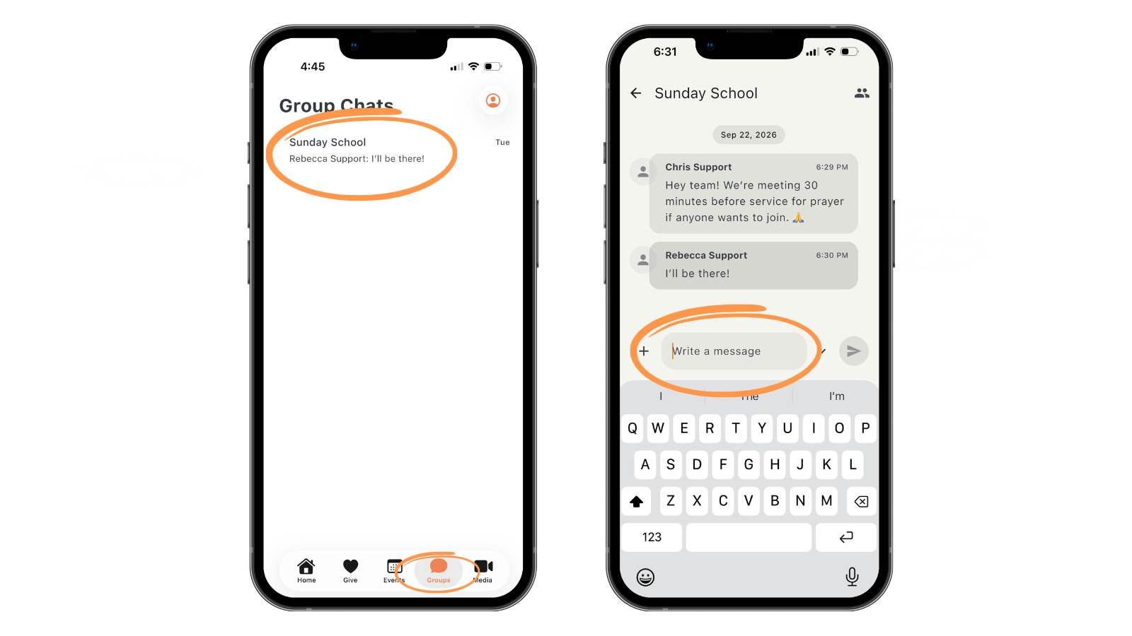 Church Connect Using Church Connect for Church Members Group Messaging