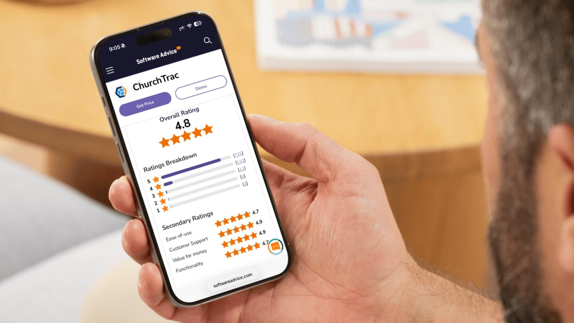 Highest rated church software