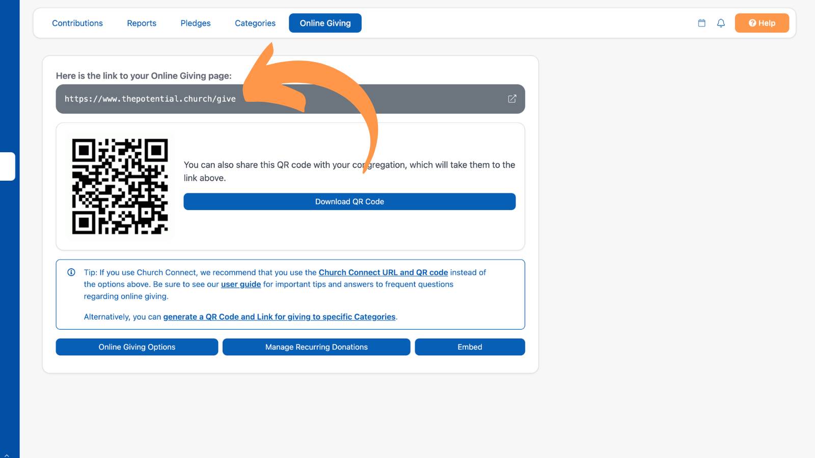 Giving Setting up Online Giving 2