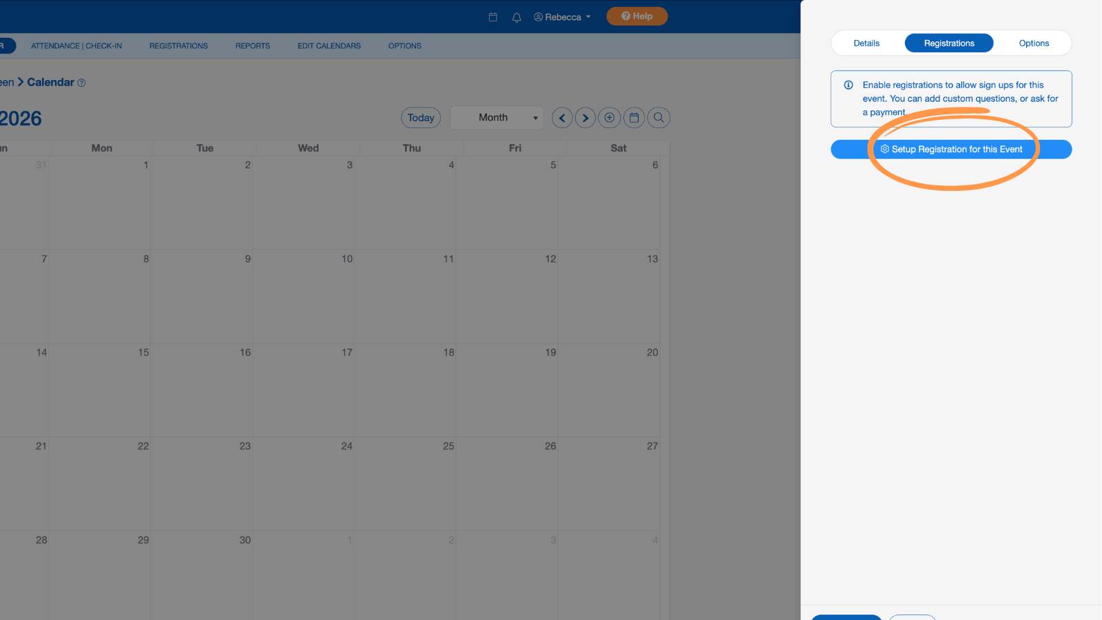 Support Events and Registrations 4
