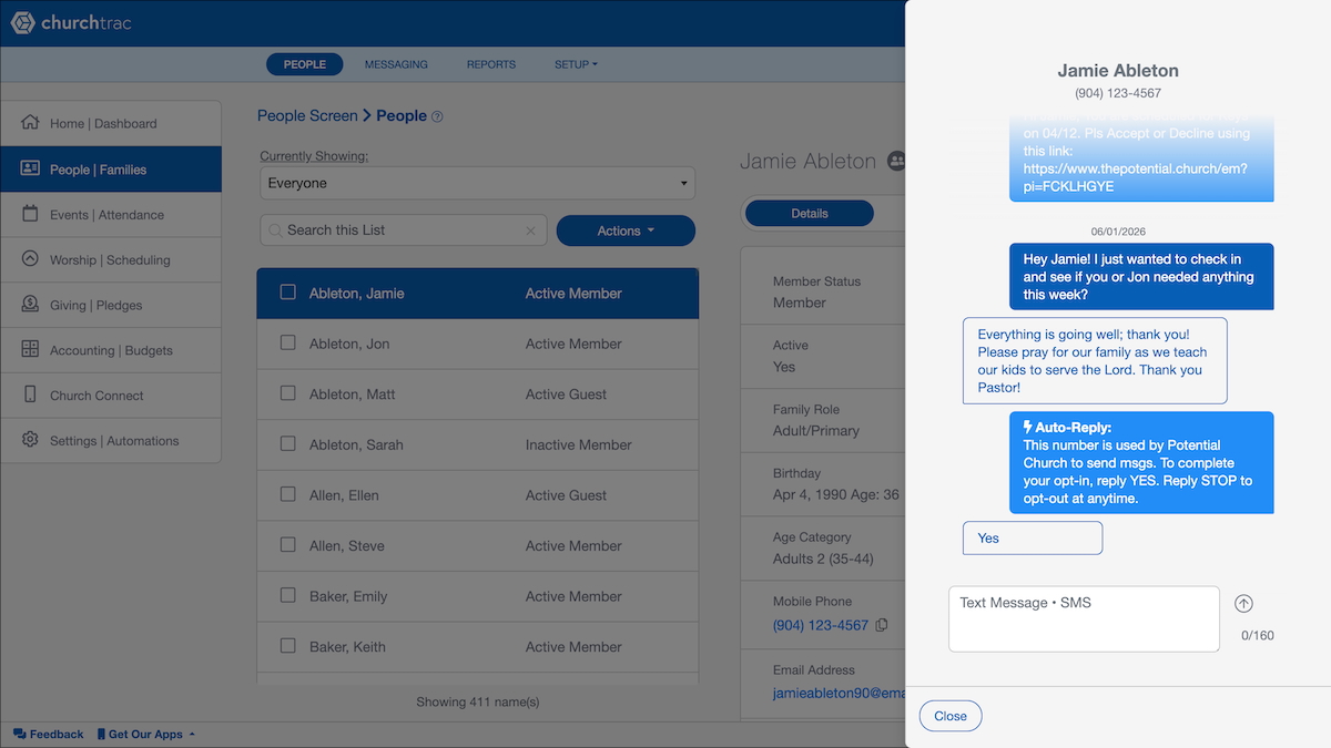 Individual Group Messaging