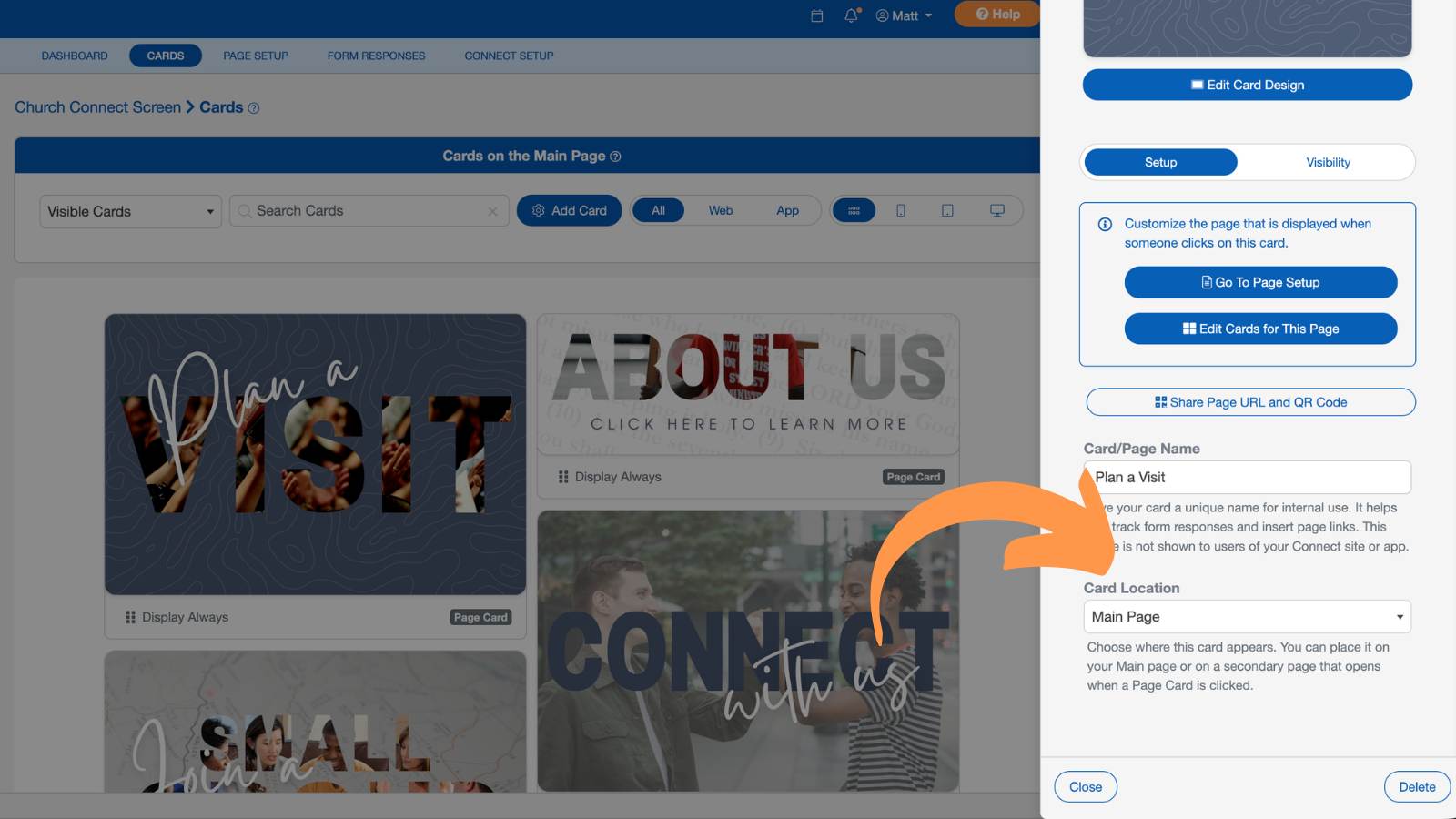 Church Connect Page Setup 13