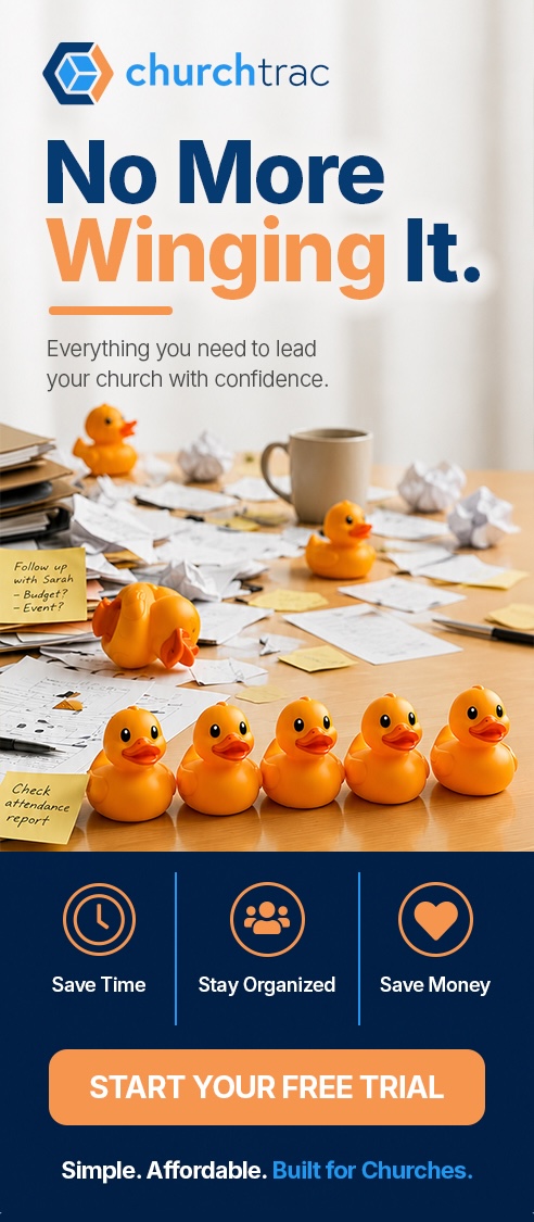 No more winging it! ChurchTrac helps you plan properly.