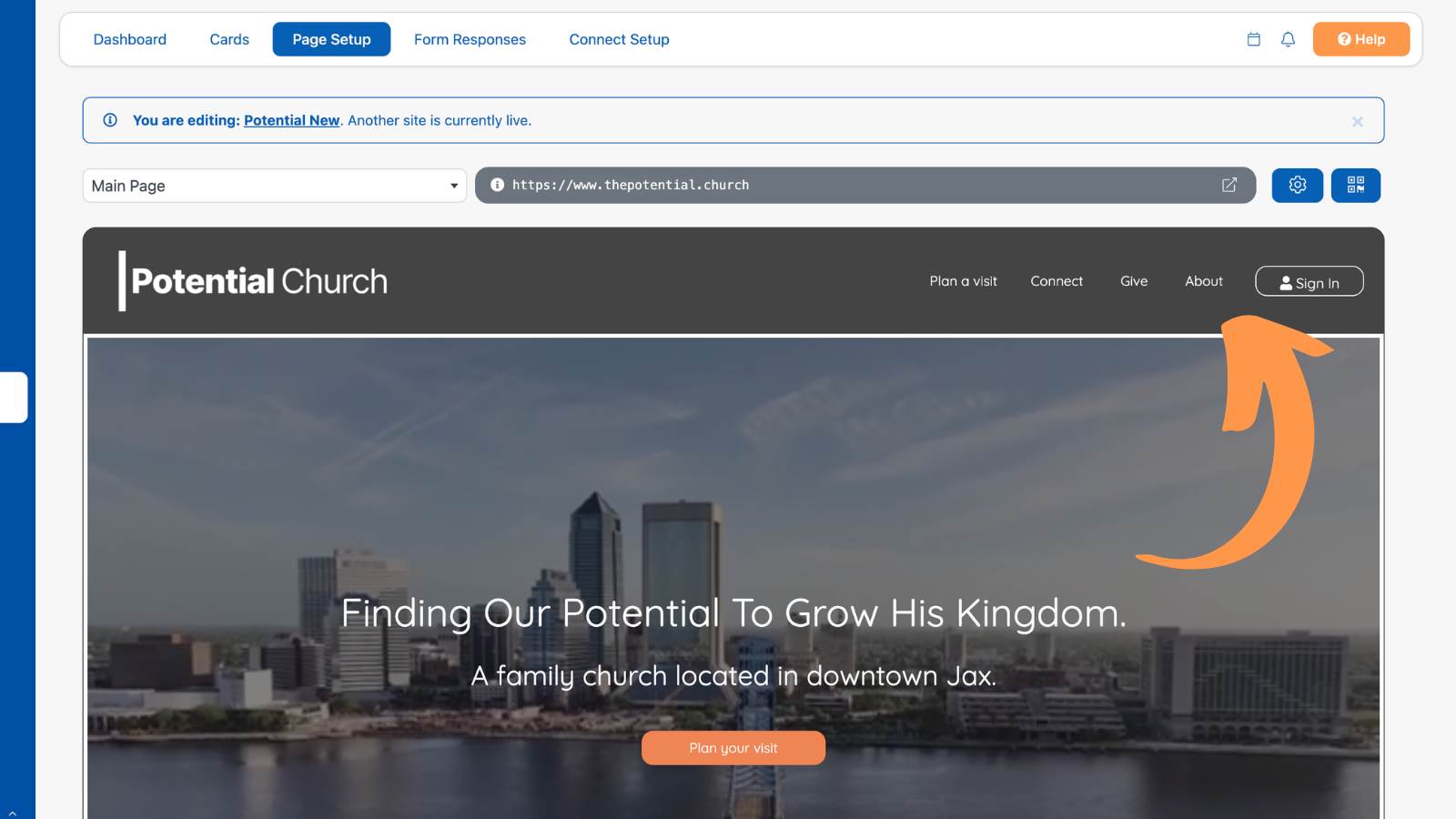 How to Build a Church Website Edit This Site Navigation