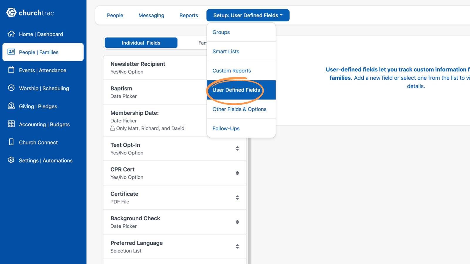Getting Started With People Navigating Setup Udfs