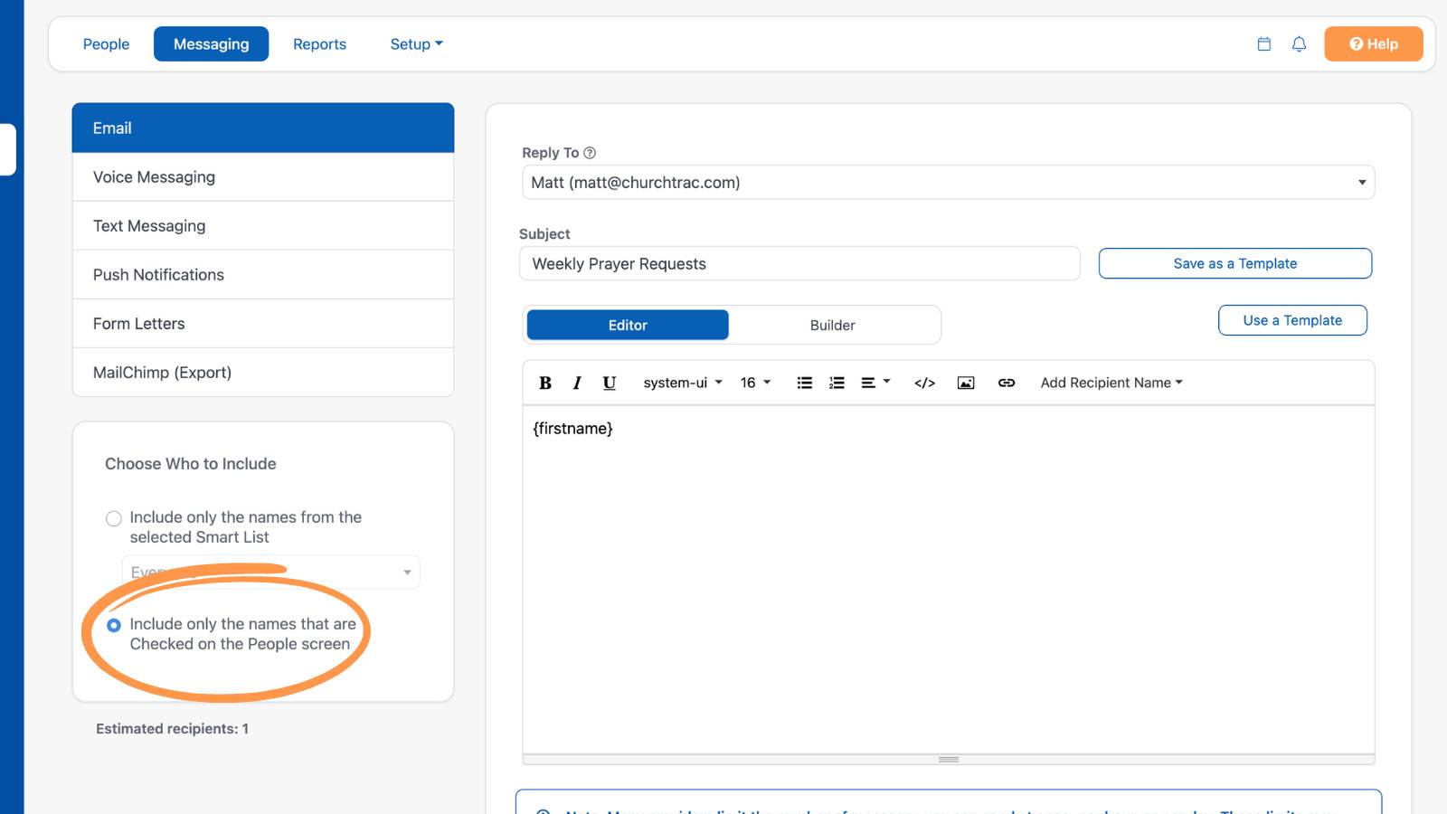 People Messaging Messaging Your Church Email 3
