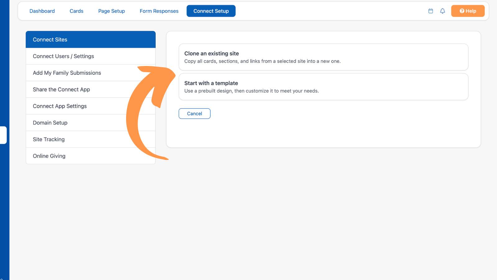 How to Build a Church Website Add