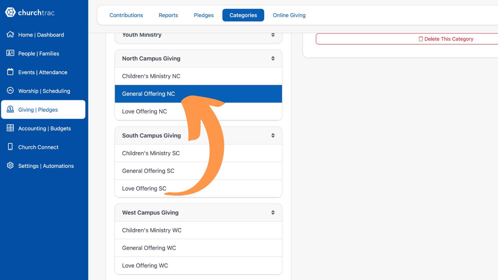 Getting Started With Churchtrac Multi Campus 2