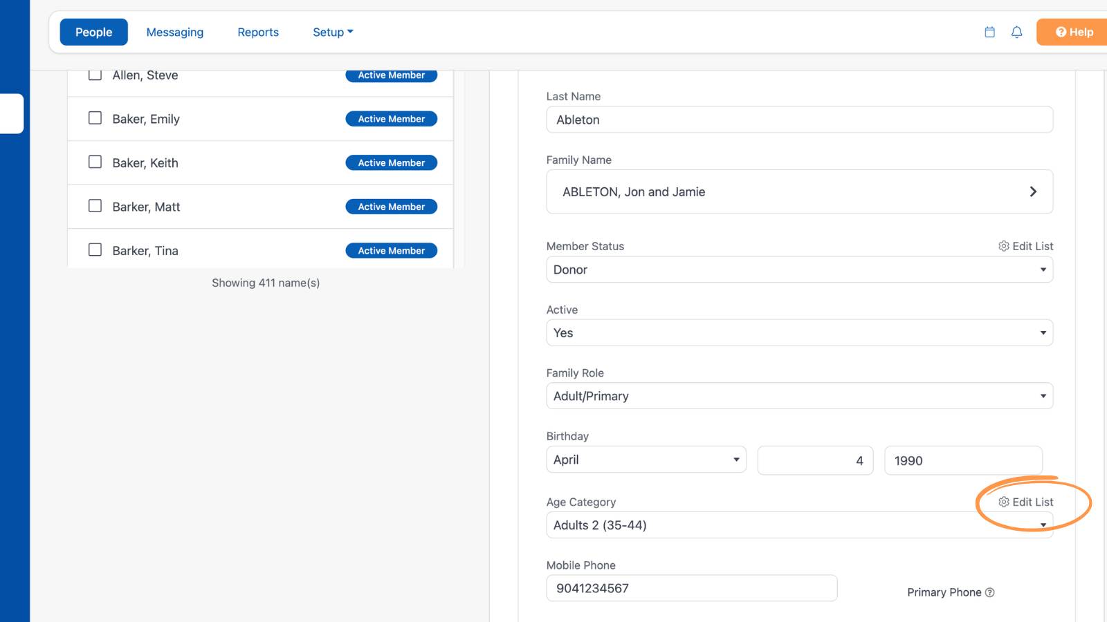 Getting Started With People Navigating Setup Other Fields Age Categories 2