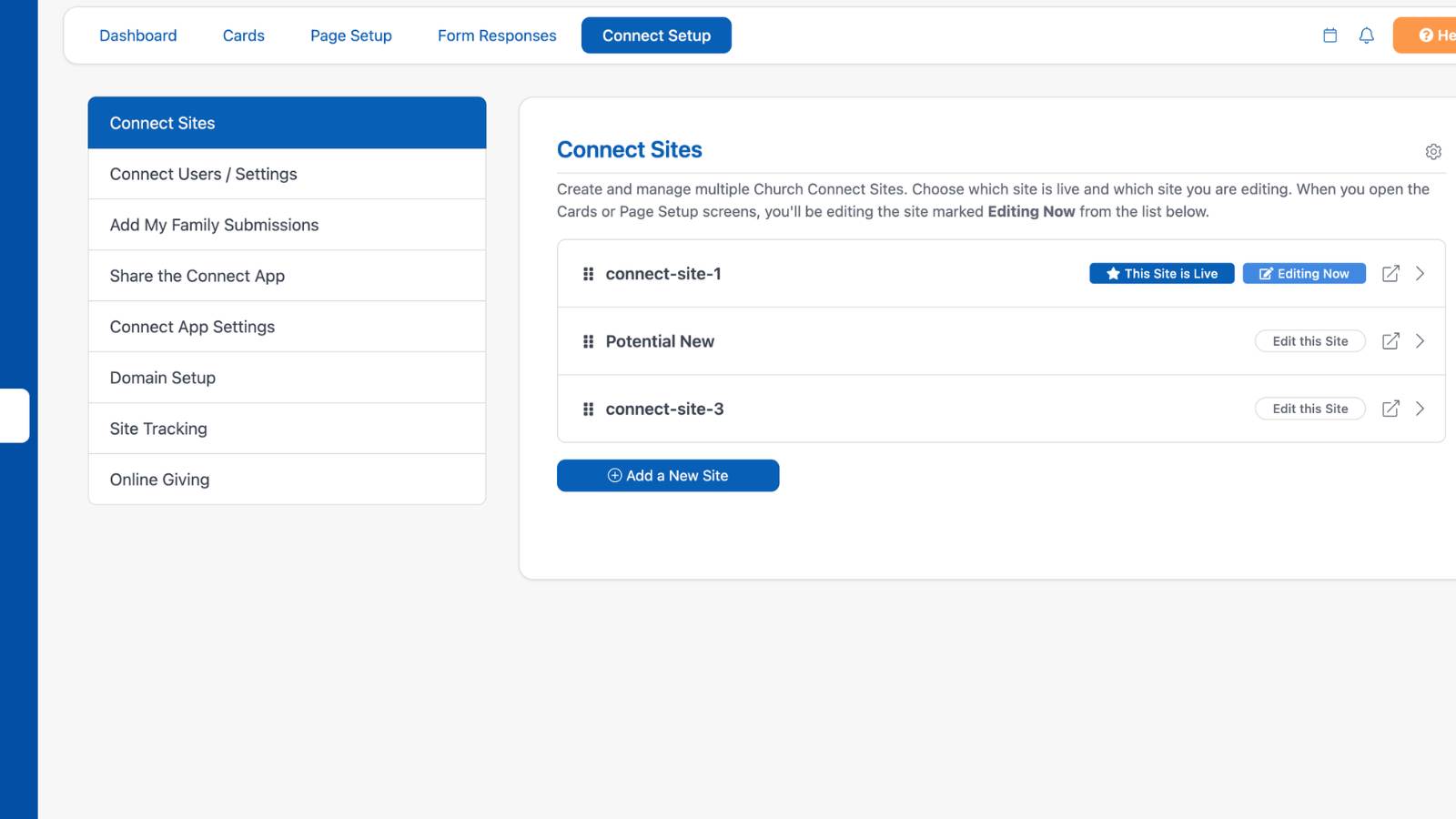 Getting Started With Church Connect Connect Setup
