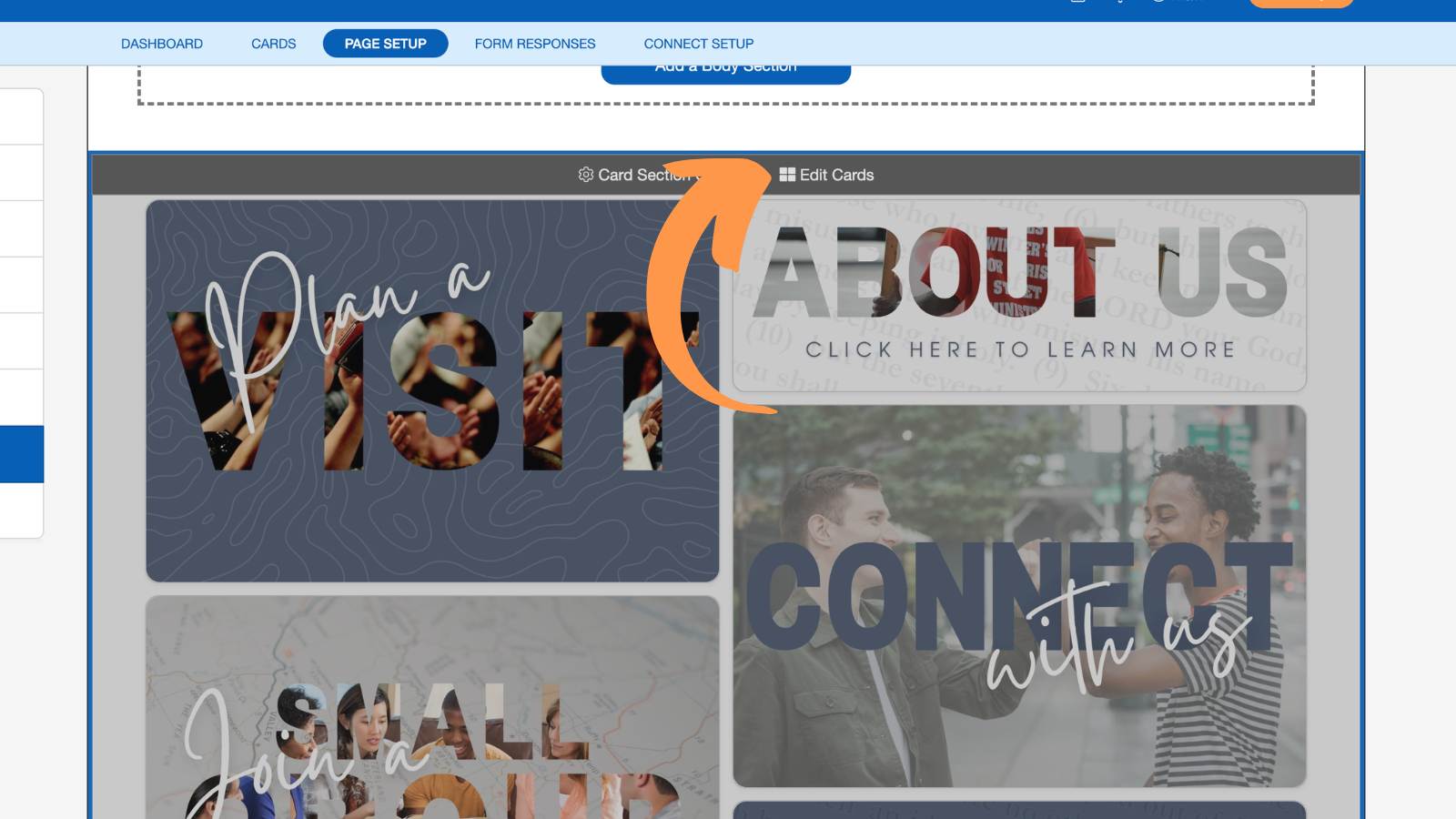 Church Connect Page Setup 14