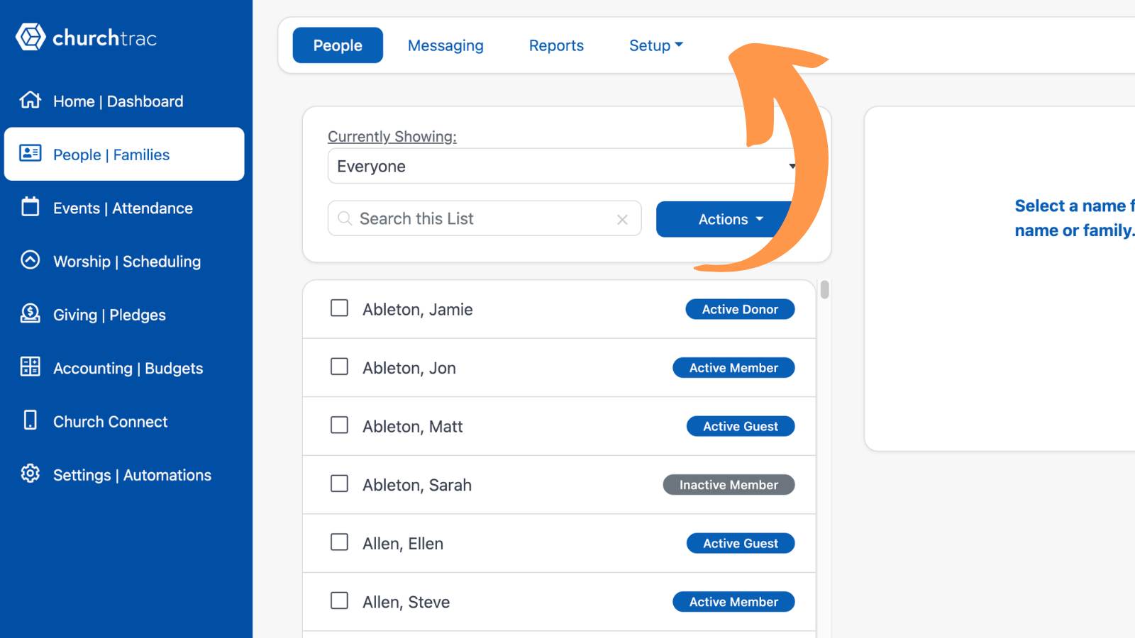 Getting Started With People Navigating