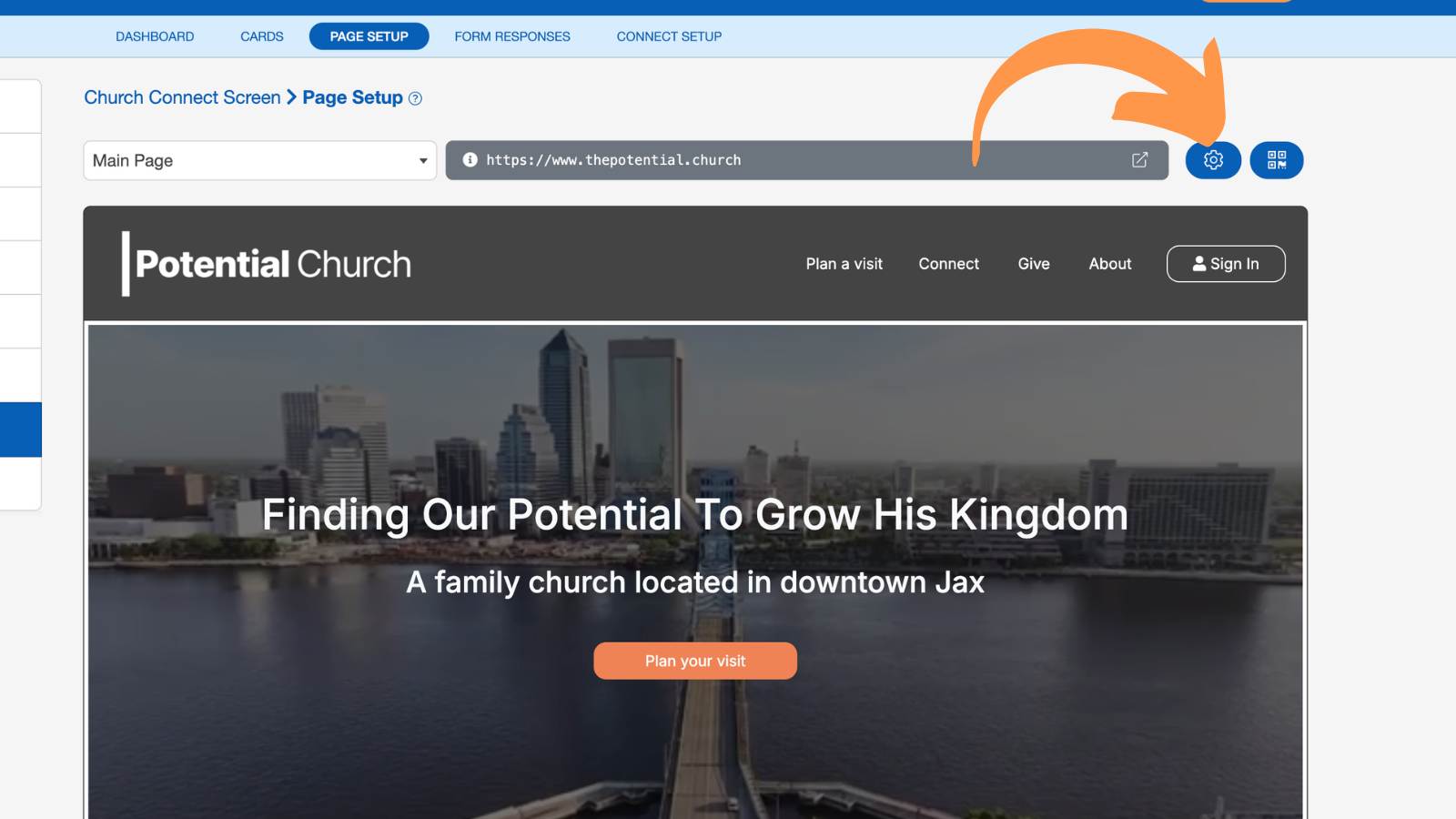 Church Connect Page Setup 21