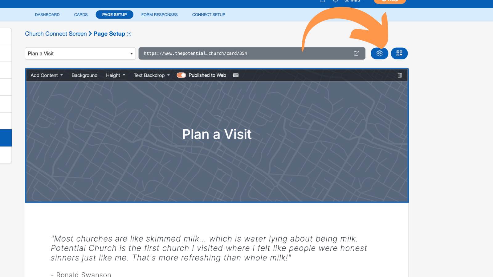 Church Connect Page Setup 28