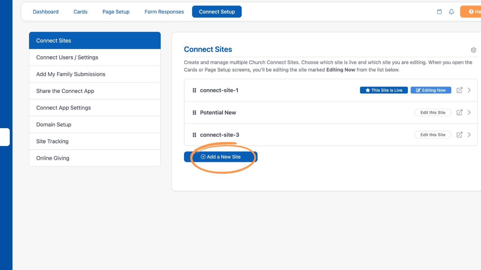 How to Build a Church Website Add