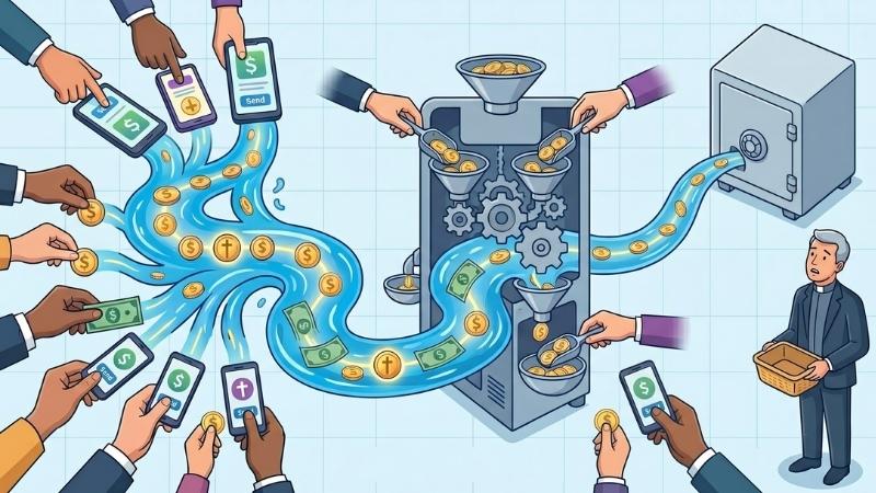 Rev-sharing for online giving