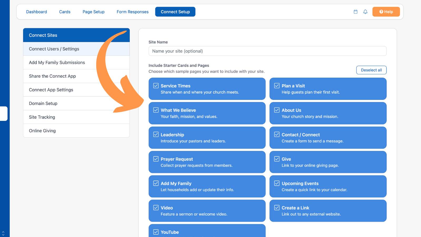 How to Build a Church Website Include