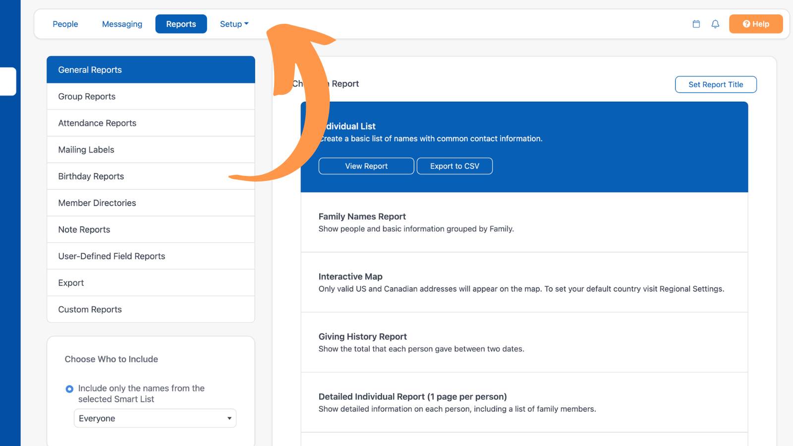 Getting Started With People Reports