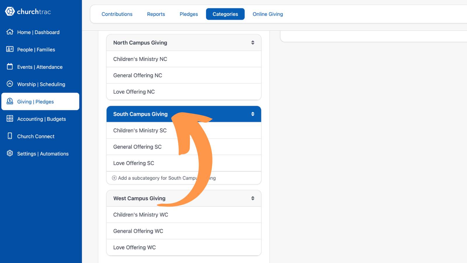 Getting Started With Churchtrac Multi Campus 3