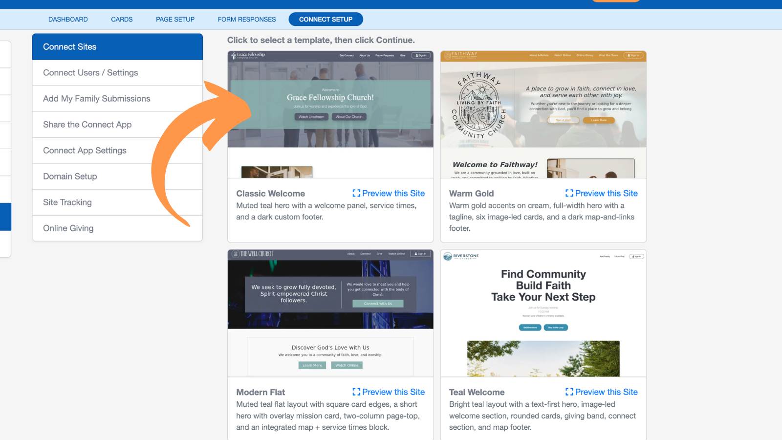 Church Connect How to Build a Church Website 4