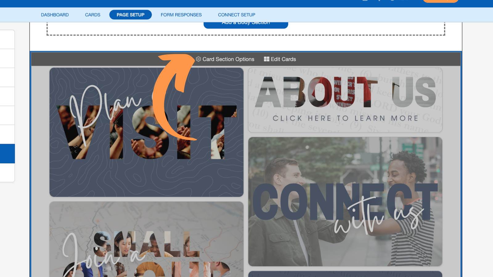 Church Connect Page Setup 11