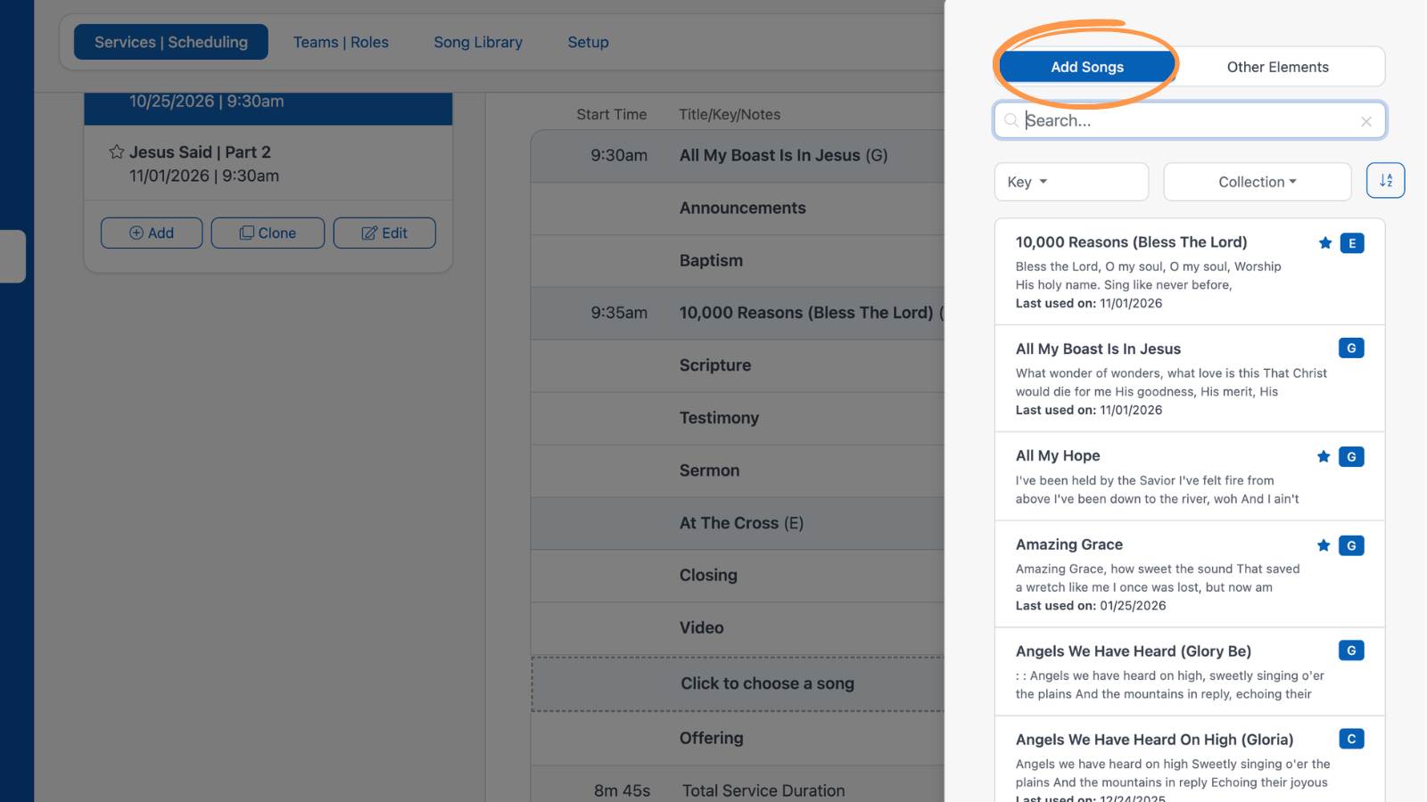 Worship Services and Scheduling Outlines 2