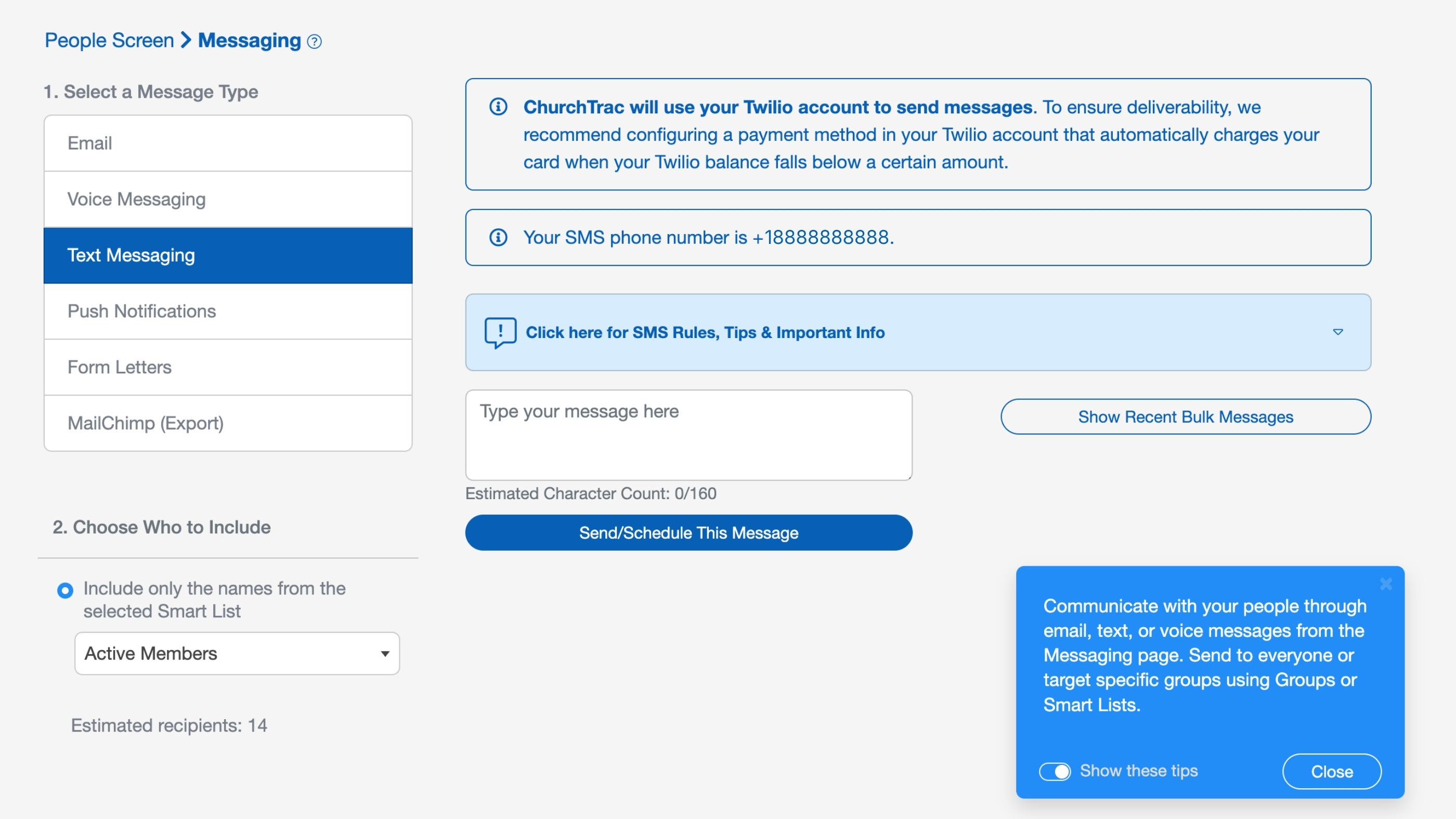 People Messaging