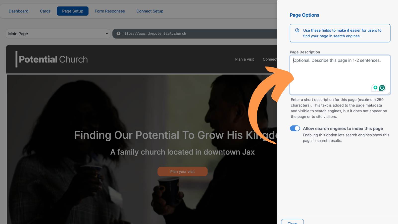 Church Connect SEO Page Description 2