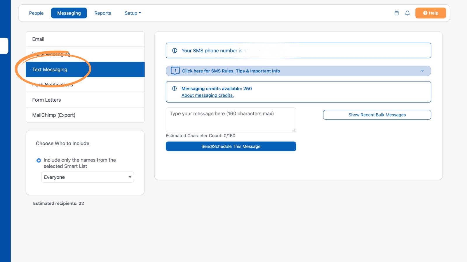 Built in Sms Messaging 5