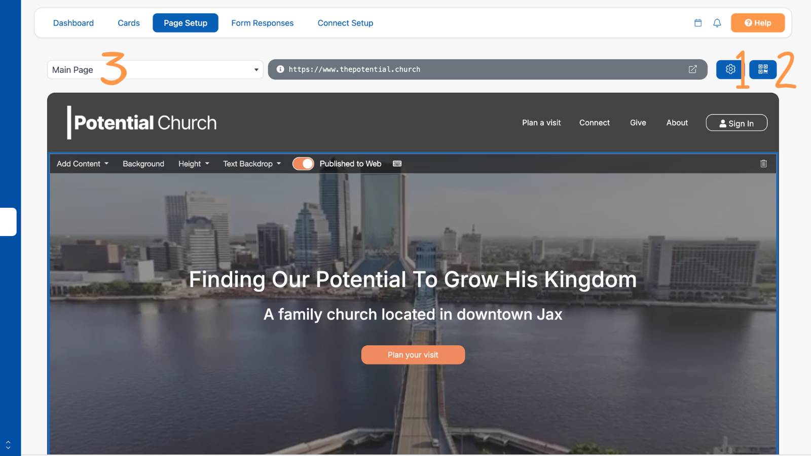 How to Build a Church Website Additional Page Tools