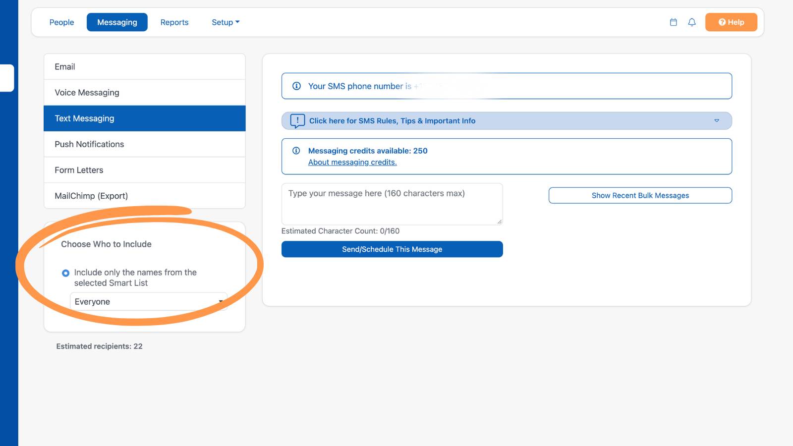 Built in Sms Messaging 2