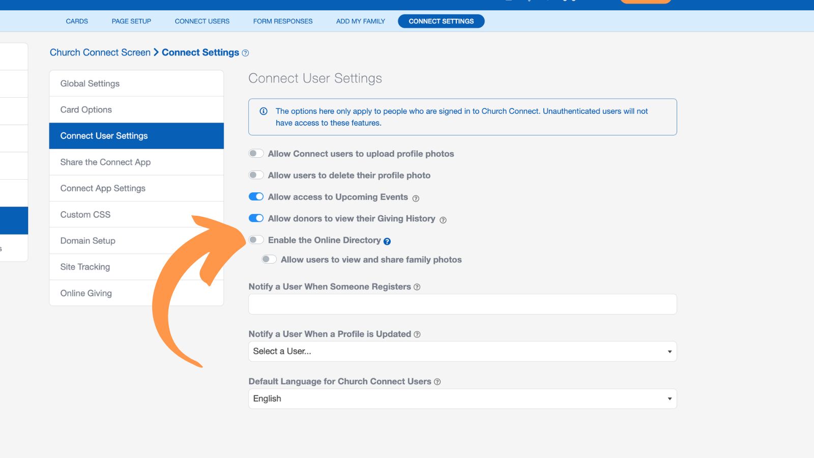 Support Church Connect Online Directory 2