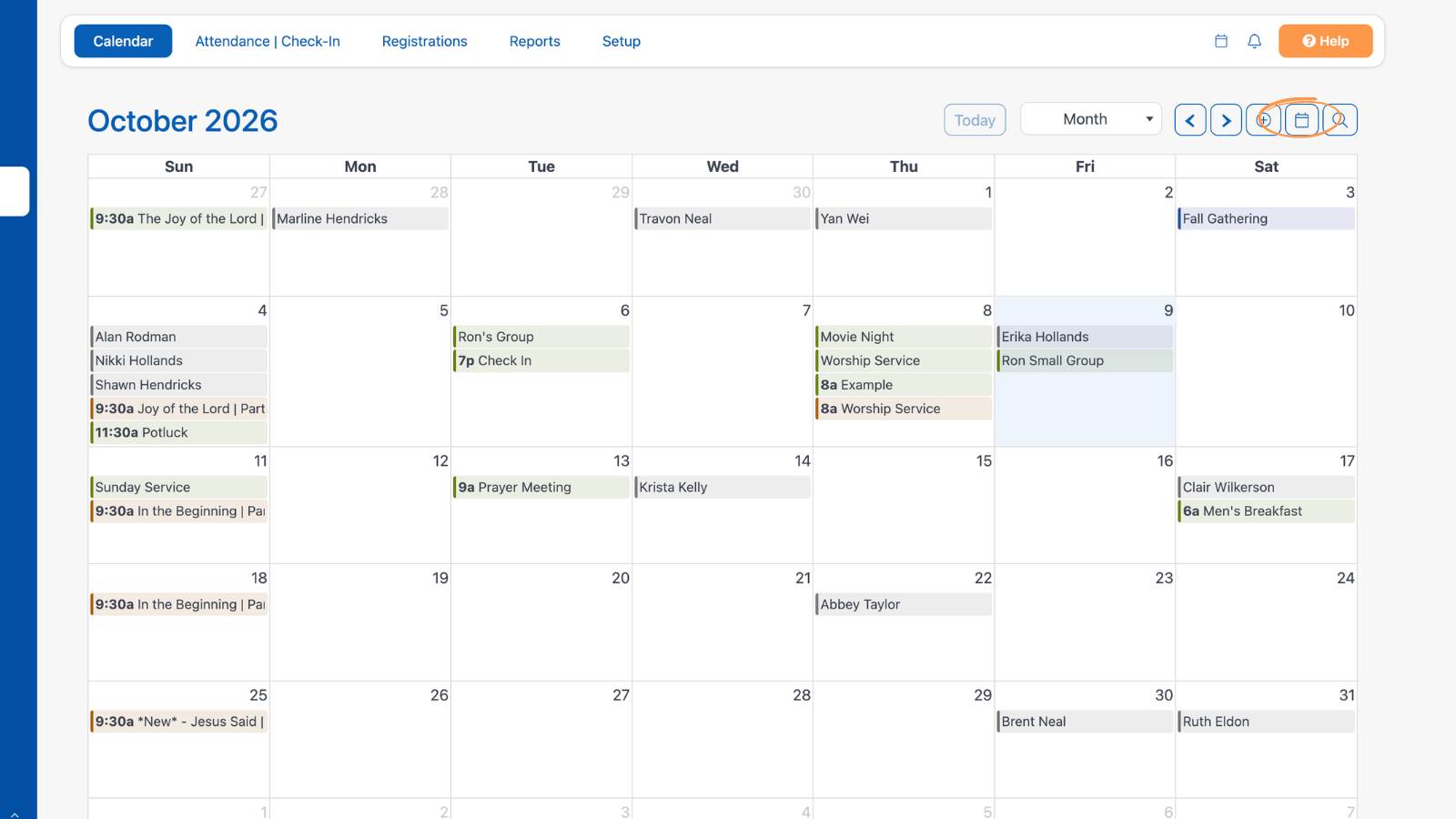 Creating a New Calendar 7