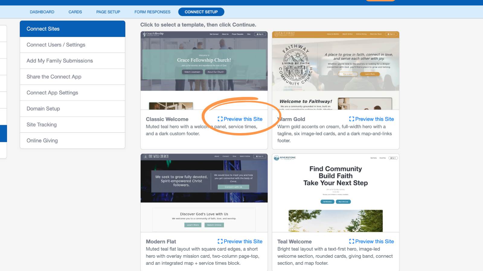 Church Connect How to Build a Church Website 5