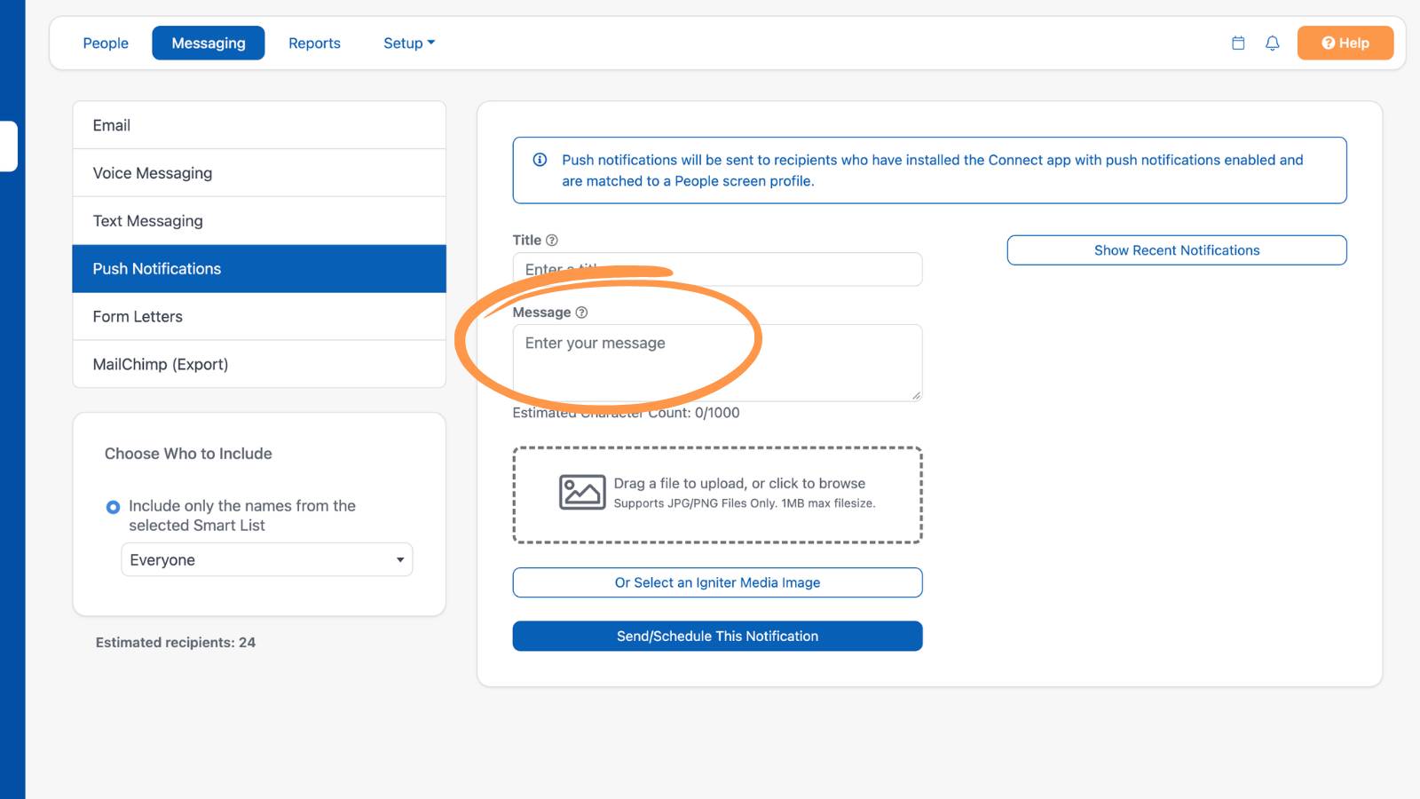 People Messaging Messaging Your Church Push 4