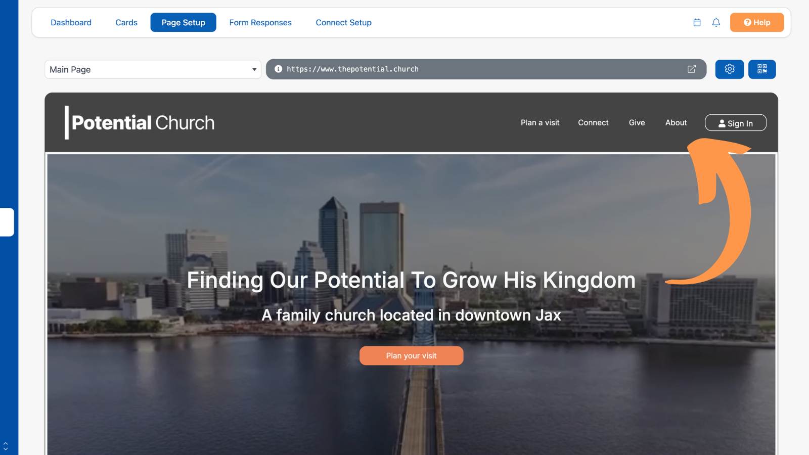 How to Build a Church Website Navigation Bar