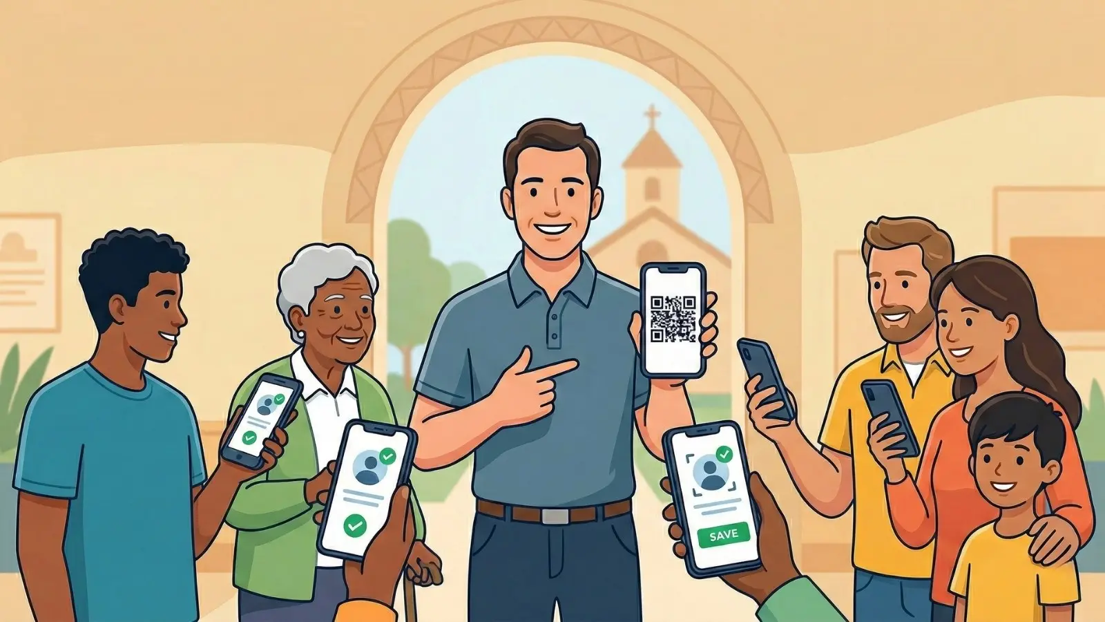 How to Create a Contact Card for Your Church