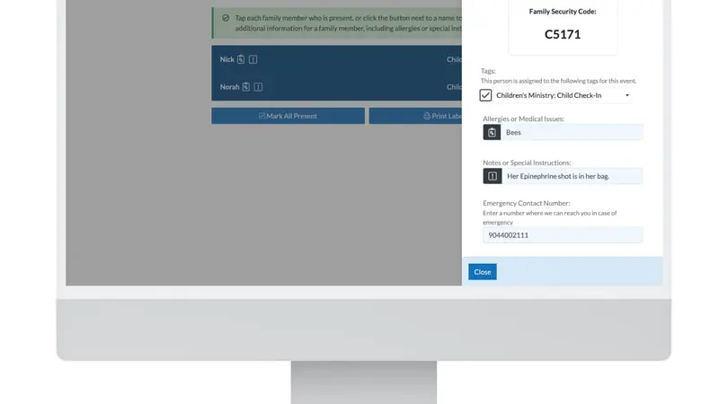 2 Reasons You Should Be Using Child Check-In