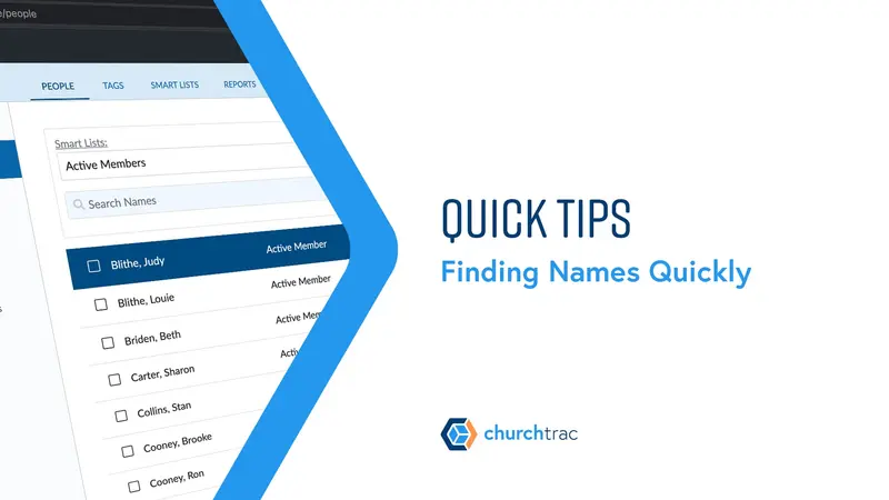 Finding Names Quickly