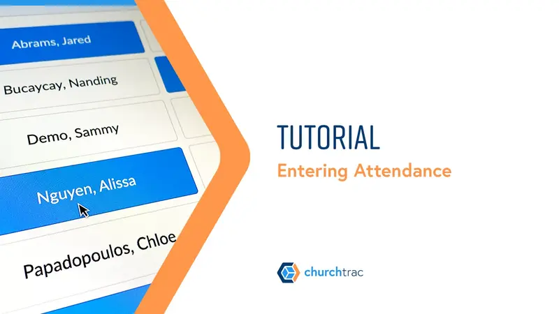 Entering Attendance