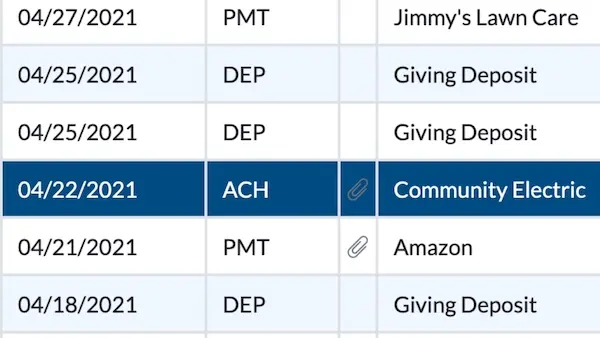 Transaction Attachments